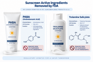 FDA Removes PABA & Trolamine Salicylate from Sunscreen Active Ingredients